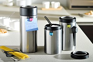  Smart New Kitchen Storage Canisters With Contents indicators 