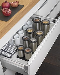 Gain Space With BrabantiaÃ¢â¬â¢s New Clear Top Canisters 