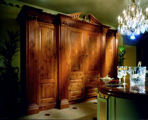 Clive Christian Regency Cold Cupboard in Imperial Oak