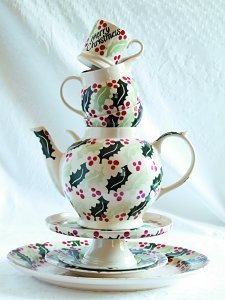The Emma Bridgewater Holly Tableware For Christmas
