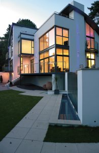 Modern architect designed home.  Photo by Nigel Rigden.