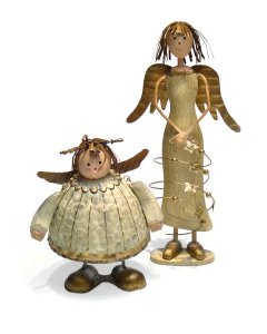 Gold Angels Christmas Decorations from Joanna Wood