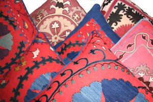 Suzani Cushions from Guinevere