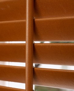Leather Shutters from The New England Shutter Company