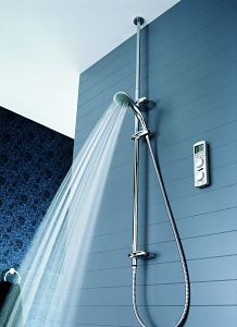 The Grohtherm Wireless Shower from Ripples.